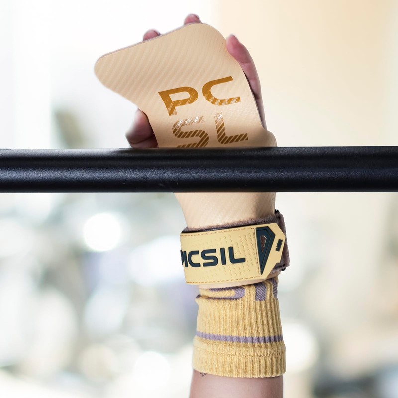 PICSIL Hawk Gloves + Wristbands + Bag, Use without Magnesium,