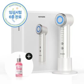6-Product Clinical Trials 메이홉 갈바닉 고주파 얼굴 마사지기 피부관리기 뷰티디바이스 진동클렌저 홈케어 리프팅 5in1 Mayhop Galvanic High-Frequency Face Massager Skin Care Beauty Device Vibrating Cleanser Home Care Lifting 5in1