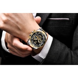 Relojes De Pulsera Cuarzo Hombre Clásico Impermeable Watches