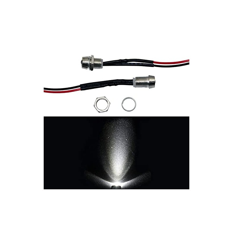 Lumonic 10 x Super Bright Screw LEDs with Resistor for