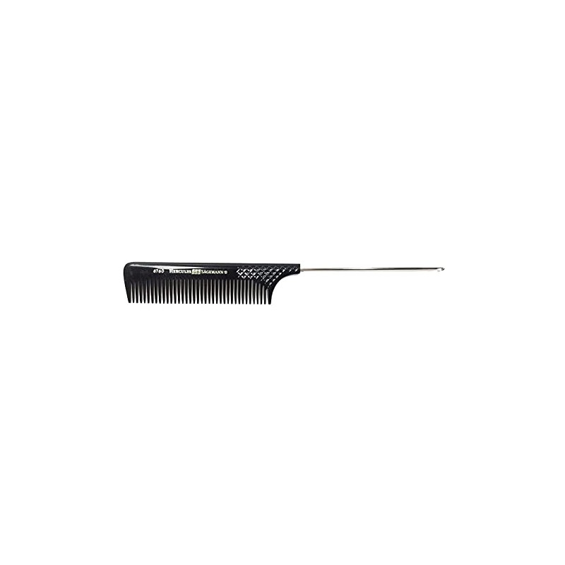 Hercules Sägemann 6760 Professional Needle Handle Comb with Highlighted Hook