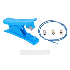 PTFE Tube Kit 1m Low Friction Heat Resistance Less Retraction More Responsiveness Bowden PTFE Tubing with Tube Cutter