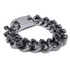 Dream Apparel 4/5 Inch Wide Stainless Steel Cuban Link Bracelet