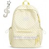 Polka Dot Backpack, Cute Lace Daypack for School Travel