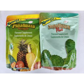 Ibitta New 2 Ibitta Piñalinaza & Nopalinaza Plus with Omega Oils 16 oz ea 01/2025 USA