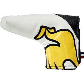Cox Sportif QQBTJG50 Men's Golf Putter Cover, Magnetic Type, WHYL (White Yellow)