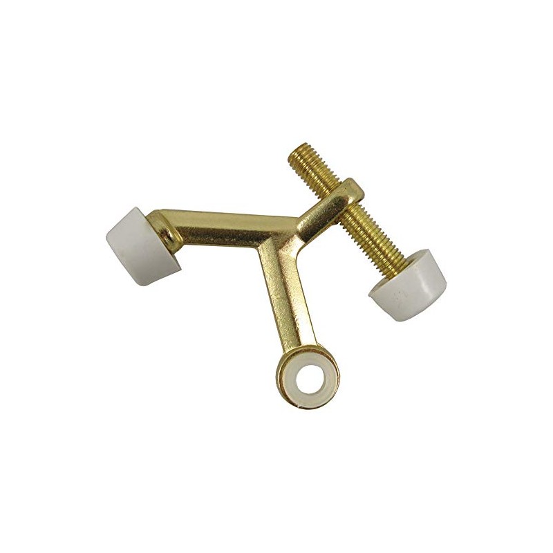 Adjustable Hinge Pin Door Stop Brass