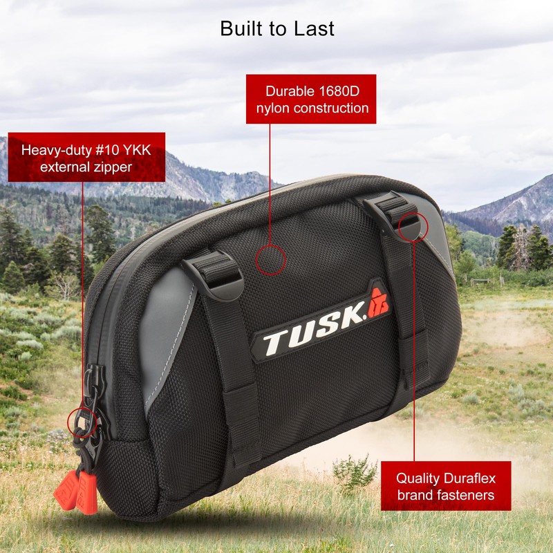 TUSK Handlebar Bag Black