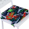 Booster Seat for Dining Table, Chair Increasing Cushion for Toddler Baby Kids, Portable Dismountable Adjustable Highchair Booster - Dinosaur