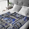 Wisegem Police Gifts - Blue Lives Matter 60"x50" Blanket -