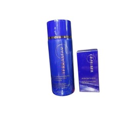 Terramar Set Facial, Exfoliante con Perla y Arroz 100g y Aceite Facial 30ml, para Todo Tipo de Piel, Azul