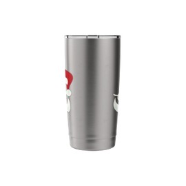Santa Claus Merry Christmas Santa Face Gifts Men Women Stainless Steel Insulated Tumbler