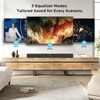 MZEIBO Sound Bar for Smart TV，80W Bluetooth Soundbar 2-in-1 Detachable