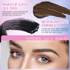 Gel para cejas, Kit de tinte para cejas marrones, Kit