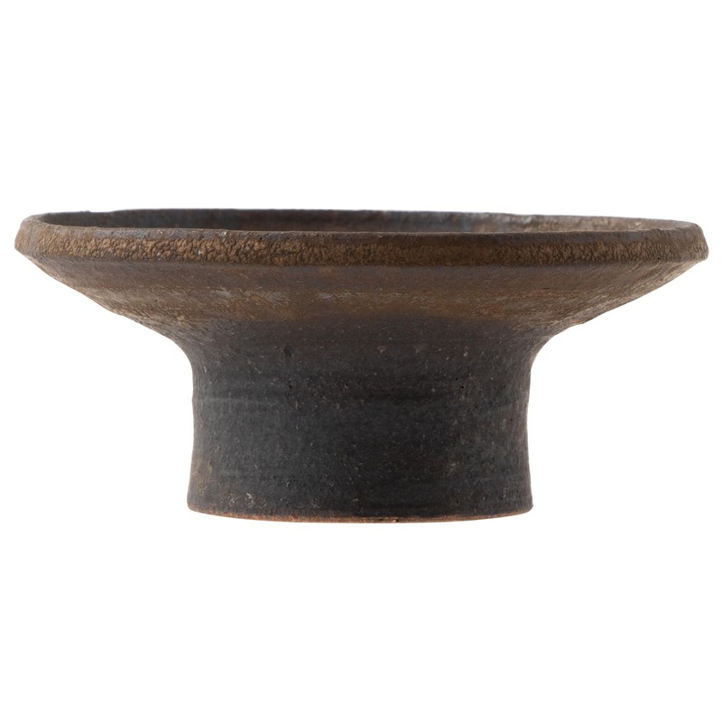 Marui MR-3-4067 Shigaraki Ware Lochimon, Small Pot with Stand, Diameter