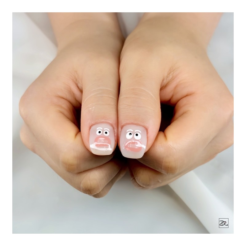 Dara Beauty 2024 July Art of the MonthCute Expression Nail❣
