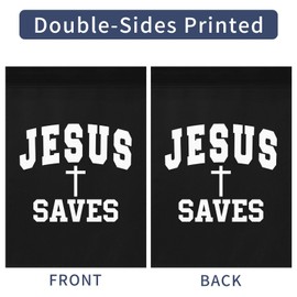 Jesus Saves Garden Flags Art Banners For Rustic