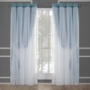 TOWN & COUNTRY LUXE Talia Double Layer Indoor Curtains, Sheer