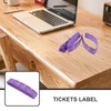 SHINEOFI 100pcs Purple Colored Raffle Ticket Double Roll Carnival Fair