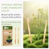 Navona 30PCS Bamboo Toothbrushes,B