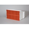 NaplesUK 220mm x 90mm Megaduct Flat Channel Ducting Double Airbrick