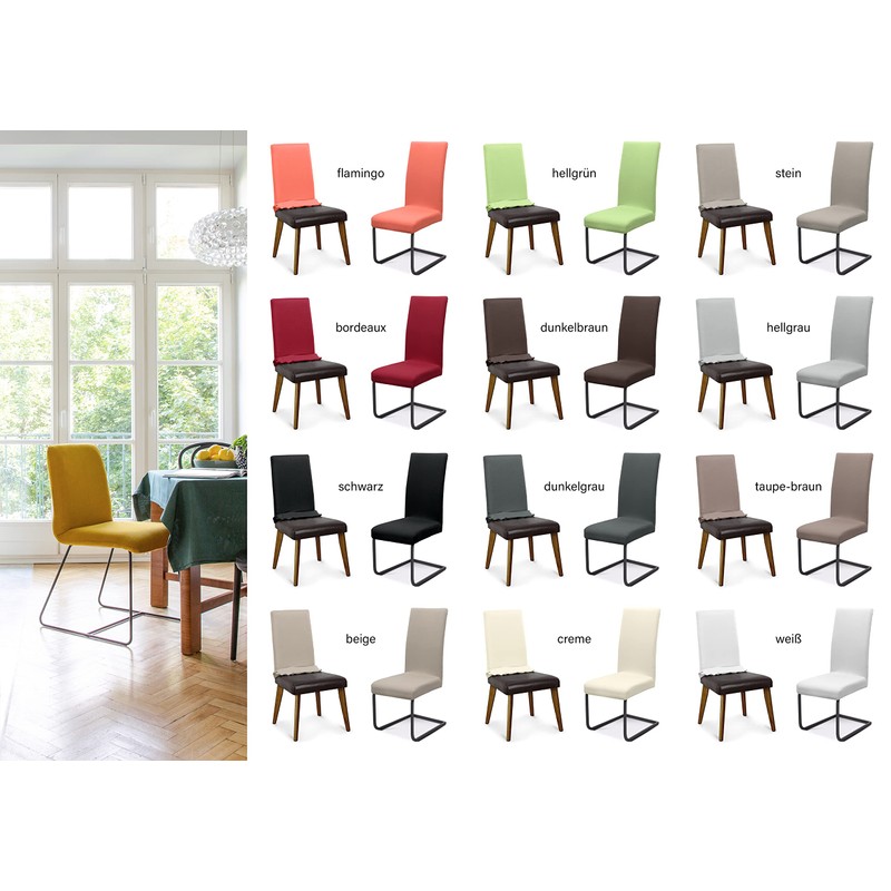 Beautex Chair Covers, Jersey Elastic, Stretch Cotton, Bi-Elastic - Choice