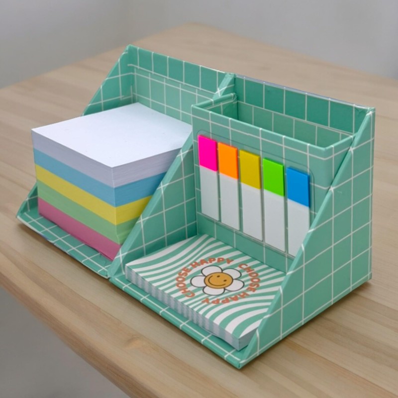MIJOMA Flower Power Note Pad - Colourful Note Box 75