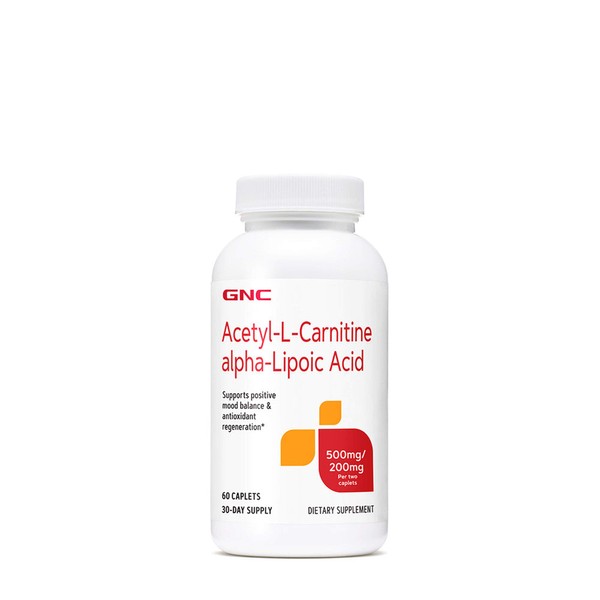 GNC Acetyl-L-Carnitine Alpha-Lipoic Acid 500mg / 200mg