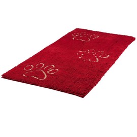 Dog Gone Smart Dirty Dog Doormat Cute Paw Print Ultra Water Absorbent Fast Drying Microfiber Small, Medium, Large and Runner Heavy Non-Skid/Slip Backing Machine Wash, Rain Snow Muddy Wet Shoes & Paws
