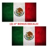 Mexico Flag Truck window decal Rear Window Decals For Trucks.