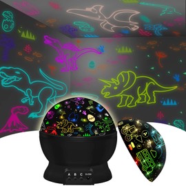 Dinosaur Toys for Kids 3-5,Dino Projection Kids Toys for 3-8 Year Olds Boys Dino Toys for Kids for 5-7, Dinosaur Night Light Christmas Stocking Stuffers Gifts for 6-10 Year Olds Dinosaur Toys for Boy