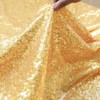 JYFLZQ Gold Table Runner 12"x108" Sequin Glitter Table Linens Rectangle