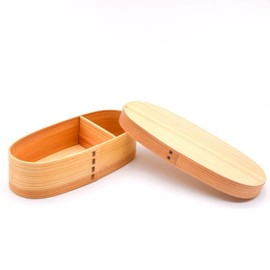 Wakayama Wappa Bento Box Store A-33-273226 Magewappa Bento Box Store, Wood, Cedar Wood, 7.9 x 3.5 inches (20 x 9 cm), Single Tier, Natural