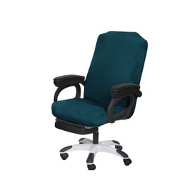 SARAFLORA Office Chair Covers - Large, Sapphire - Removable Computer Chair Covers with Zipper for Universal Rotating Chairs Desk Chairs Cover High Back Chair Seat Washable Protector for Pet