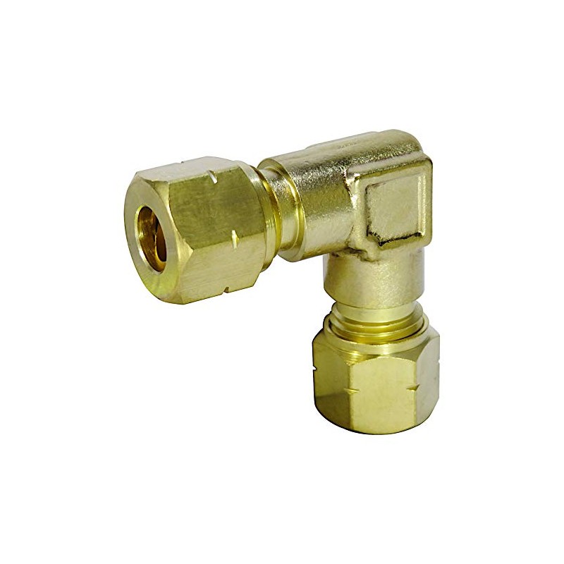Flowbal RLW-10 Copper Tube Ring Joint Double Ended Elbow 3/8x10mm