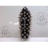 metaldevastation.com TSJUDER.. LEATHER SPIKED GAUNTLET BULLDOG SPIKES . BLACK METAL