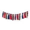 Upfirst 4th of July Patriotic Fabric Garland Banner