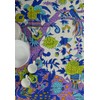 Tree of Life Tablecloth for Square Tables, Cotton Floral Kitchen