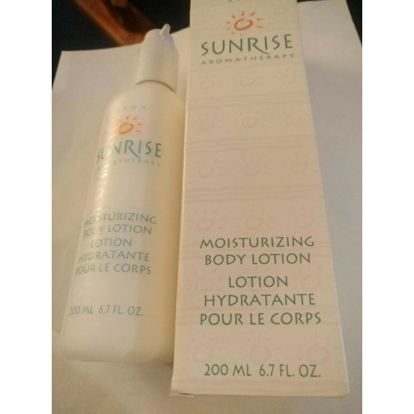 AVON SUNRISE AROMATHERAPY MOISTURIZING BODY LOTION 200ml RARE NOS