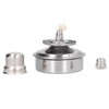 Disee Alcohol Lamp, Adjustable Stainless Steel Lab Alcohol Lamp Explosion-proof