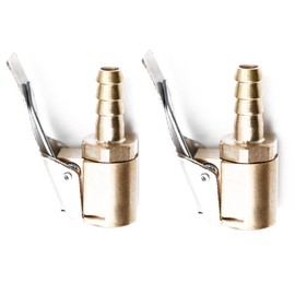 Woetwoat Car valve lever plug, air chuck, brass tyre inflation nipple, valve attachment, moment plug, lever plug, car compressed air valve plug for all tyre valves (Pagoda 6 mm, 2 pieces)