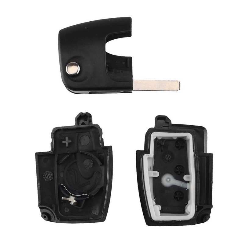 Kelay 3 Buttons Car Key Cover Flip Folding Replacement For