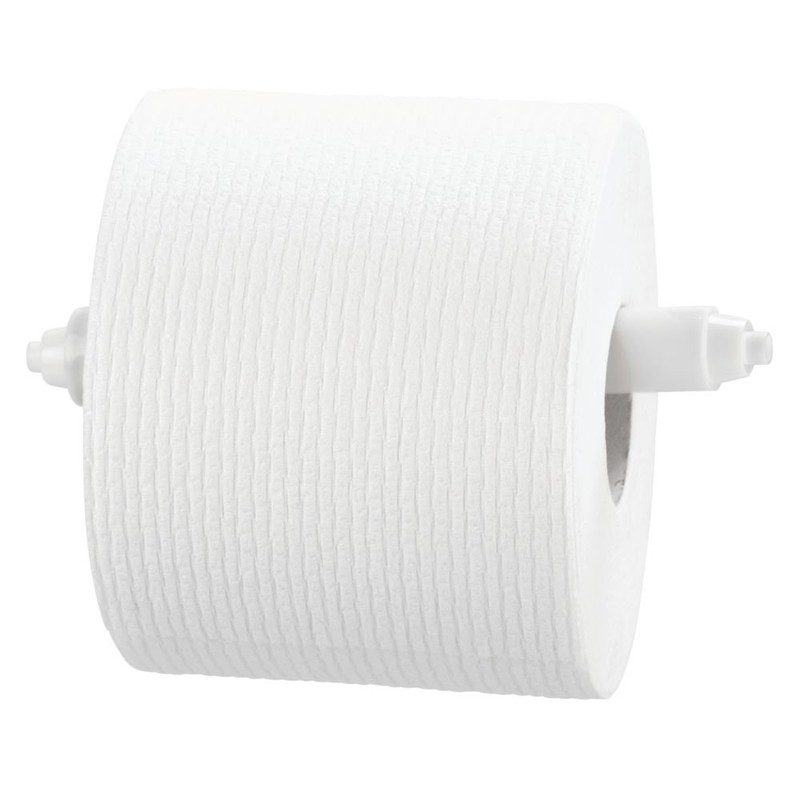 Interdesign Toilet Paper Holder, White