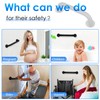 2 Pack Shower Grab Bar, Stainless Steel Bathroom Grab Bar,