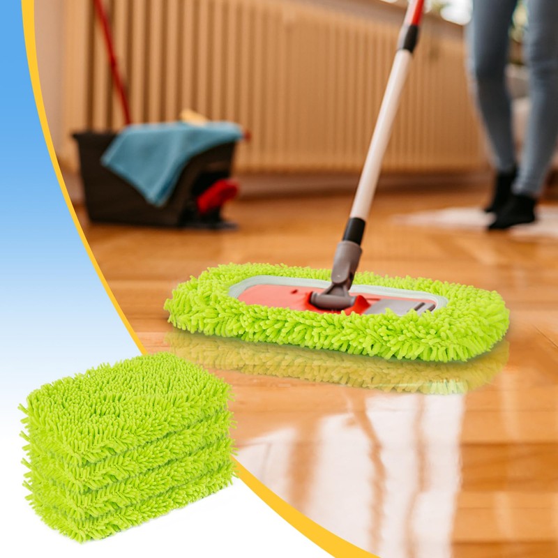 Unoutur Reusable Dry Sweeping Cloths Microfiber Wet Mop Pads Compatible