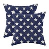 AEIOAE 4th of July Decorations Pillow Covers 18x18 Inch Set