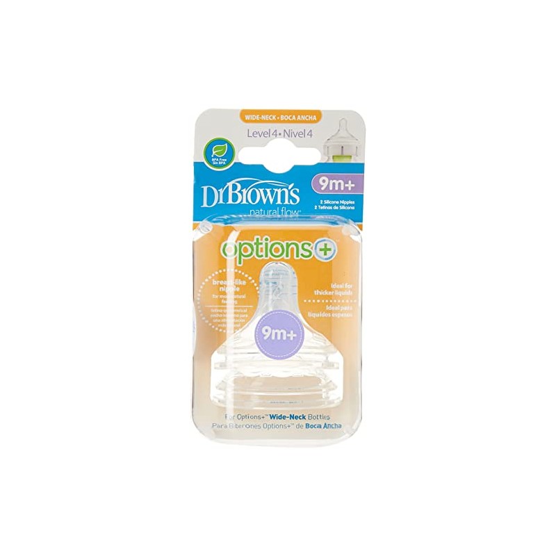 Dr. Brown's Tetina cuello ancho Options+ nivel 4