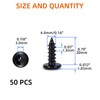 MewuDecor M4 x 20mm Flat Head Socket Cap Self Tapping