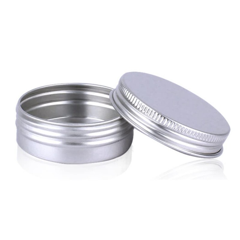 HappyHome Cream Case, Aluminum Cans, 6 Pieces, Cosmetics, Nail Parts,