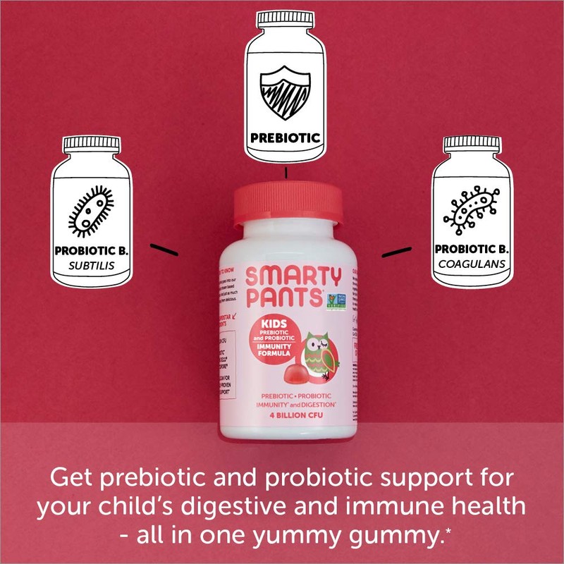 SmartyPants SmartyPants Organic Kids Multivitamin Gummies: Probiotics & Kids Probiotic